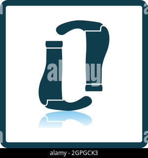 Bike Grips Icon Stock Vector