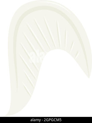 silhouette wing angel cartoon vector illustration Stock Vector Image ...