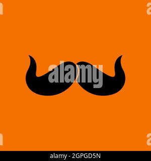Poirot Mustache Icon Stock Vector