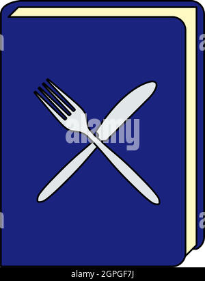 Menu Book Icon Stock Vector