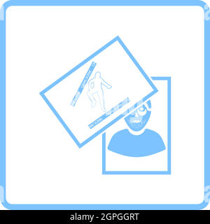 Photograph Evidence Icon Stock Vector