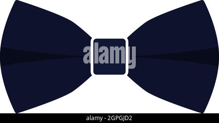 Business Butterfly Tie Icon Stock Vector
