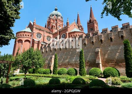 Croatia, Slavonia, Djakovo, St. Peter's Cathedral, built in the 19th century under the authority of Bishop Josip Juraj Strossmayer Stock Photo