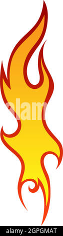 Fire Flame Element Stock Vector
