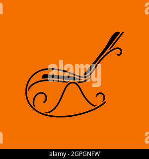 Rocking Chair Icon Stock Vector