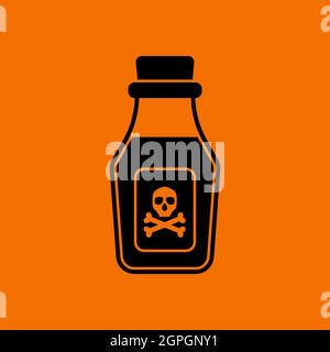 Poison Bottle Icon Stock Vector
