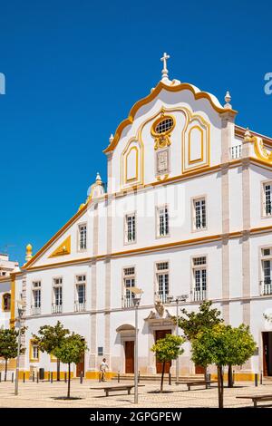 Portugal, Algarve, Portimao, the old town, church of Colégio dos Jesuitas Stock Photo