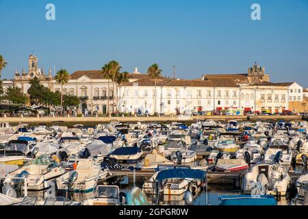 Portugal, Algarve, Faro, the old town, the marina Stock Photo