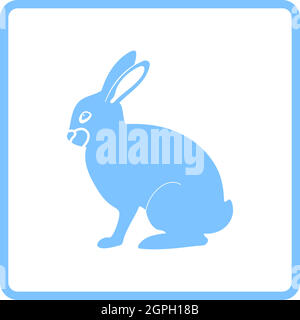 Easter Rabbit Icon Stock Vector