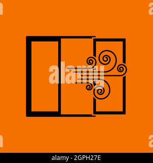 Room Ventilation Icon Stock Vector
