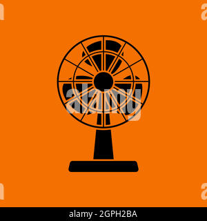Electric Fan Icon Stock Vector