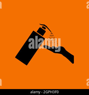 Dispenser Of Liquid Soap Icon Stock Vector