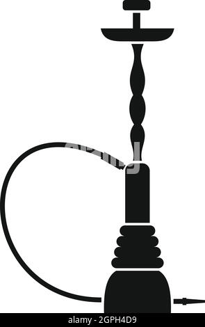 Hookah icon, simple style Stock Vector