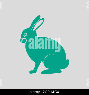 Easter Rabbit Icon Stock Vector