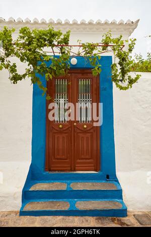 traditional door hydra Stock Photo