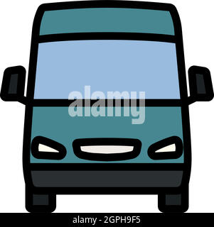Van Icon Stock Vector