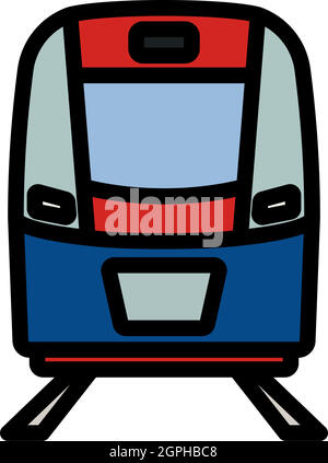 Train Icon Stock Vector