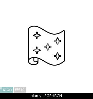 Wallpaper roll vector flat icon Stock Vector