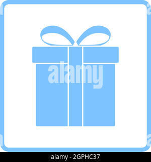 Gift Box Icon Stock Vector