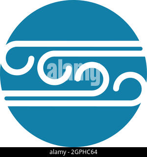 wind icon logo vector illustration Stock Vector