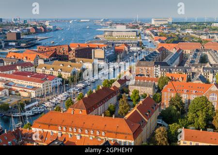 Christianshavn district of Copenhagen, Denmark Stock Photo