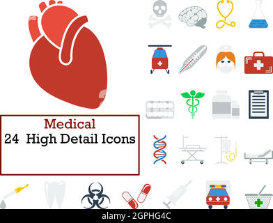 Medical Icon Set Stock Vector