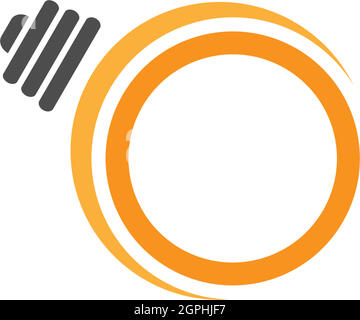 Light bulb lamp  idea logo icon Stock Vector