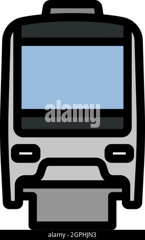 Monorail Icon Stock Vector
