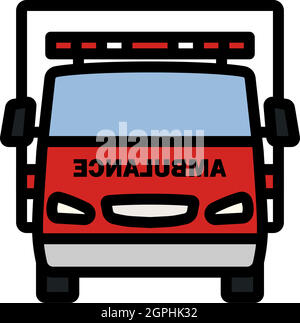 Ambulance Icon Stock Vector