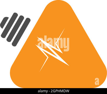 Light bulb lamp  idea logo icon Stock Vector