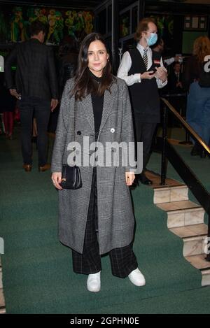 London, UK. 28th Sep, 2021. Lilah Parsons attends the gala performance of ‘Wicked' in celebration of its 15th Anniversary at the Apollo Victoria Theatre in London. Credit: SOPA Images Limited/Alamy Live News Stock Photo