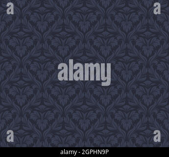 Damask Seamless Pattern Stock Vector