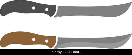 Knife icon logo design vector template Stock Vector