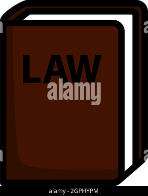 Law Book Icon Stock Vector