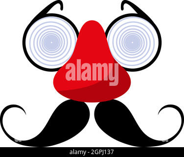 April Fool's Day Icon Stock Vector