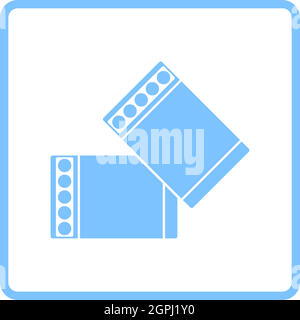 Business Cufflink Icon Stock Vector