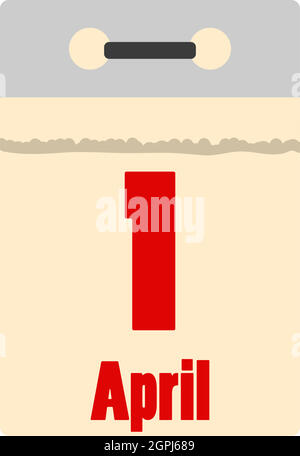 April Fool's Day Icon Stock Vector