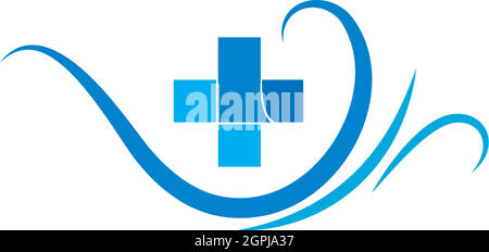 Healty wave logo icon Stock Vector