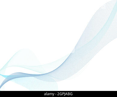 Water Lines Concept Design Stock Vector