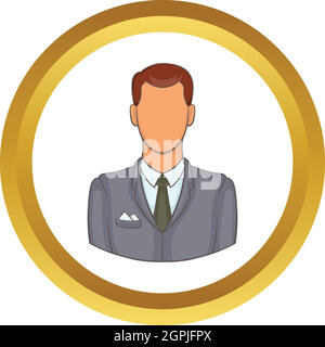 Businessman vector icon Stock Vector