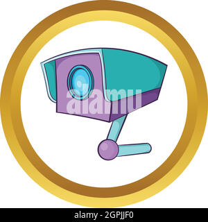 CCTV camera vector icon Stock Vector