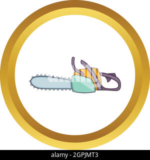 Chainsaw vector icon Stock Vector