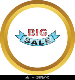 Big sale design vector icon Stock Vector