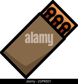 Icon Of Match Box Stock Vector