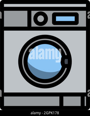 Washing Machine Icon Stock Vector