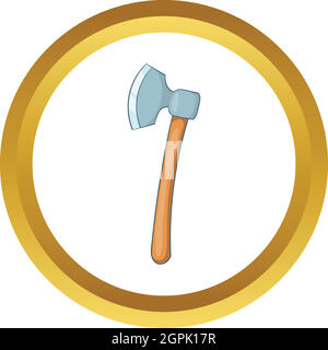 Axe vector icon Stock Vector