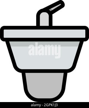 Bidet Icon Stock Vector