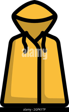 Icon Of Raincoat Stock Vector