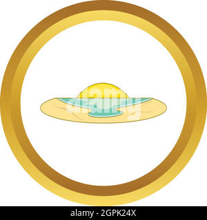 Sunset vector icon Stock Vector