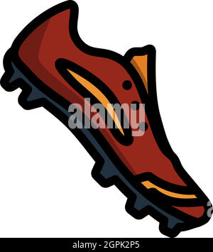 Baseball Boot Icon Stock Vector